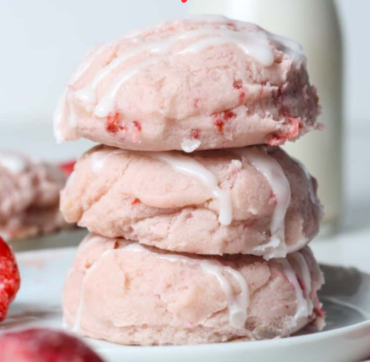 Strawberry Bliss Cookies